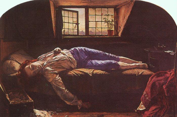 Henry Wallis The Death of Chatterton oil painting image